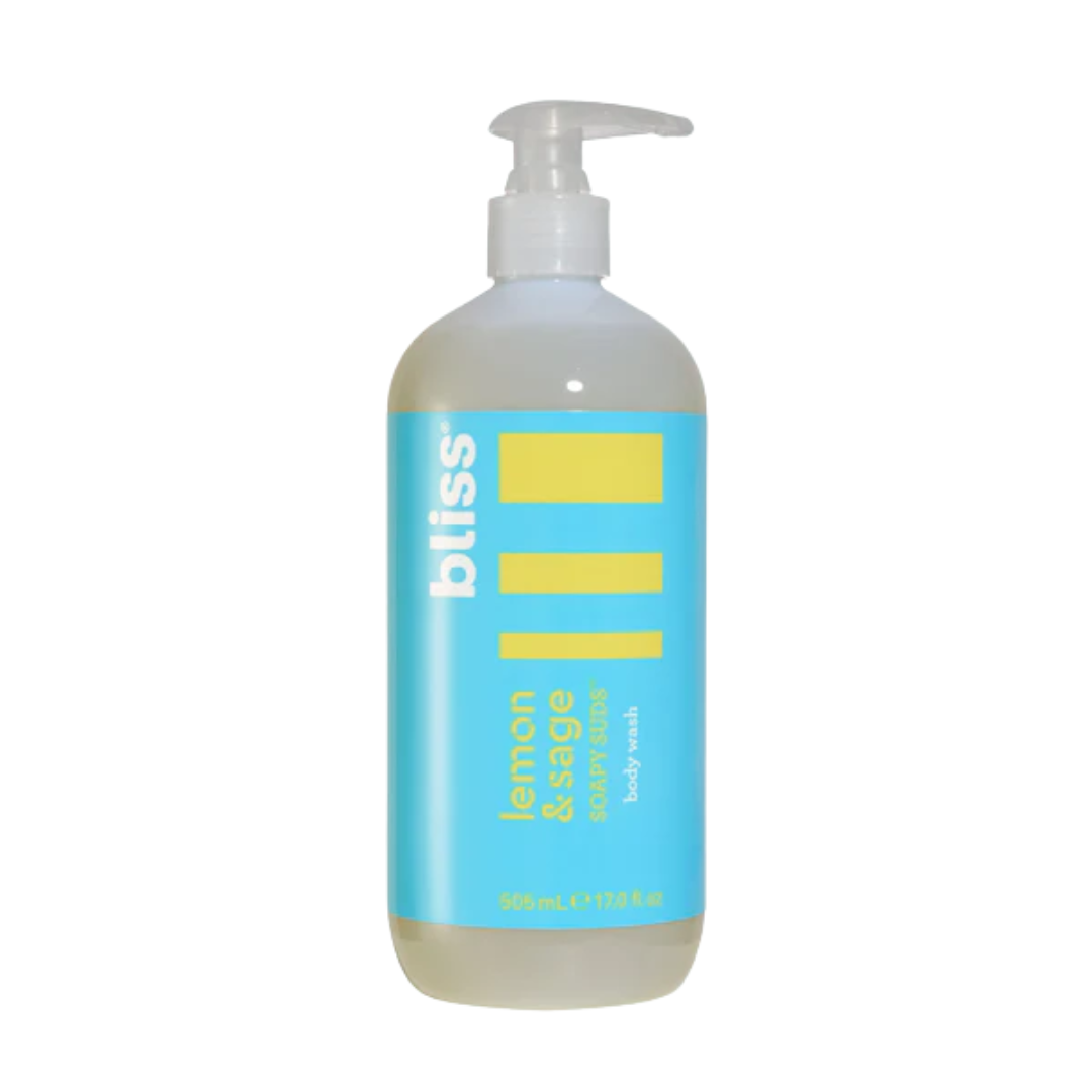 BLISS Lemon & Sage Soapy Suds Body Wash, 17oz